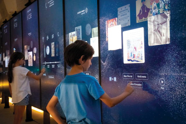  The new exhibitions are interactive. (credit: TOWER OF DAVID)