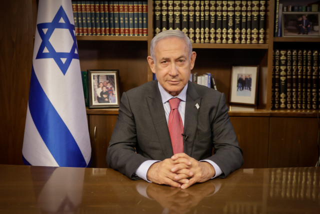  Prime Minister Benjamin Netanyahu in an interview with The Jerusalem Post. (credit: MARC ISRAEL SELLEM/THE JERUSALEM POST)