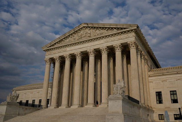The US Supreme Court building is seen in Washington, US April 6, 2023. (credit: REUTERS)