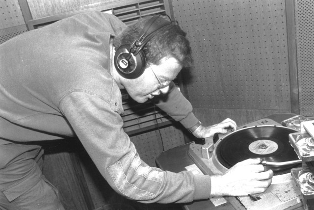  DUBI LENZ spinning a record in 1987.  (credit: NAOR RAHAV)
