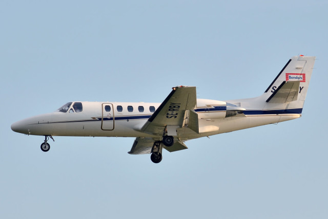  Cessna C550 (credit: Wikimedia Commons)