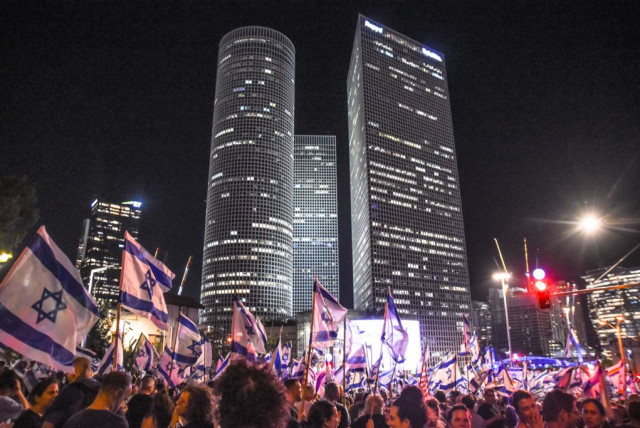 Protesters in Tel Aviv (credit: I.H. Mintz)