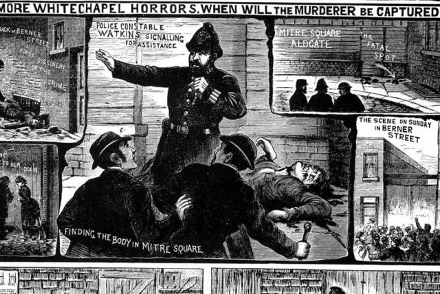   The Illustrated Police News - 6 October 1888 - Two more Whitechapel Horrors. (credit: PICRYL)