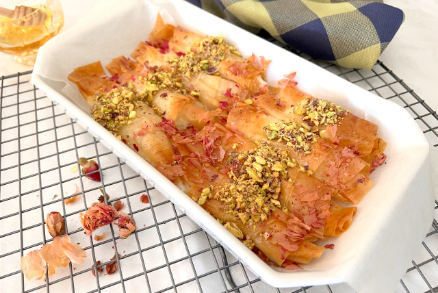  Baklava fingers with cheese & rosewater (credit: PASCALE PEREZ-RUBIN)