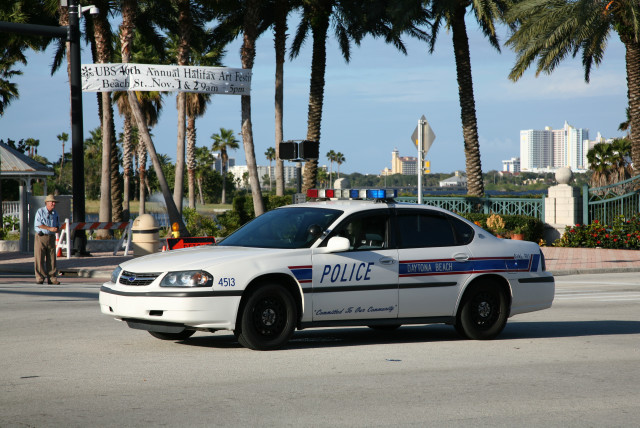  A Daytona Beach police vehicle. (credit: Wikimedia Commons)