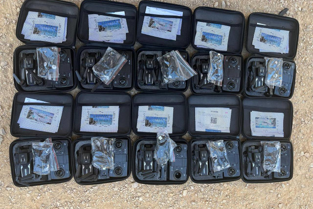  Drones seized by the Defense Ministry at the Erez crossing into Gaza (credit: DEFENSE MINISTRY)