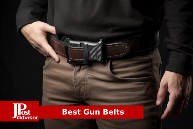 Leather Belt, Men's Thick Full Grain Holster Police