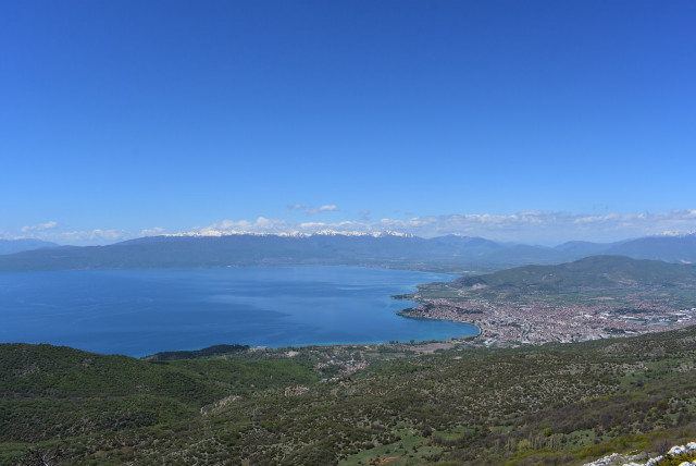  An image of Lake Ohrid in Macedonia. (credit: PIXABAY)