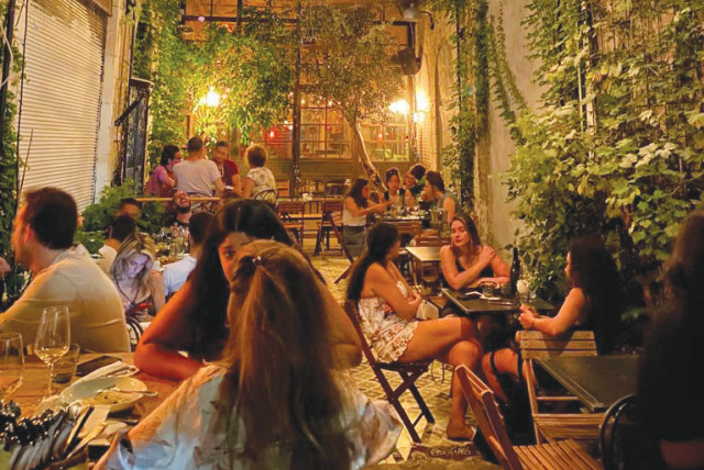  THERE ARE plenty of good wine bars to visit in Tel Aviv, such as the Hagafen Wine Courtyard.  (credit: HAGAFEN)