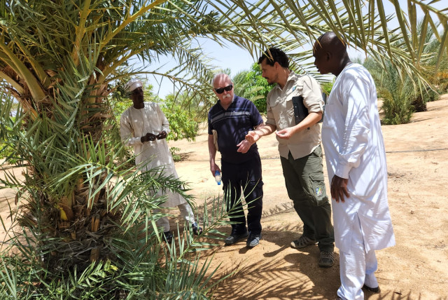 The KKL-JNF agriculture delegation recently engaged in a mission in Chad. (credit: KKL-JNF)