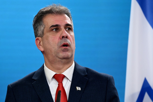  Israeli Foreign Minister Eli Cohen and German Foreign Minister Annalena Baerbock (not pictured) speak to reporters as part of Israel's efforts ''to stop Iran from obtaining nuclear weapons'' in Berlin, Germany, February 28, 2023. (credit: ANNEGET HILSE/REUTERS)