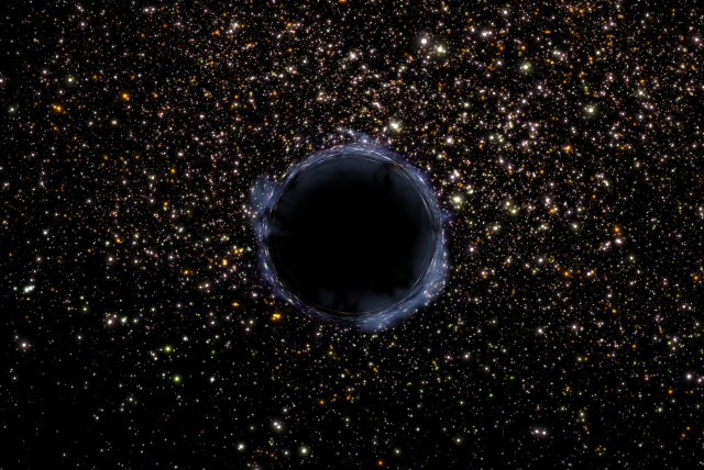  Black Hole in a Globular Cluster (Illustration) (credit: NASA/FLICKR)