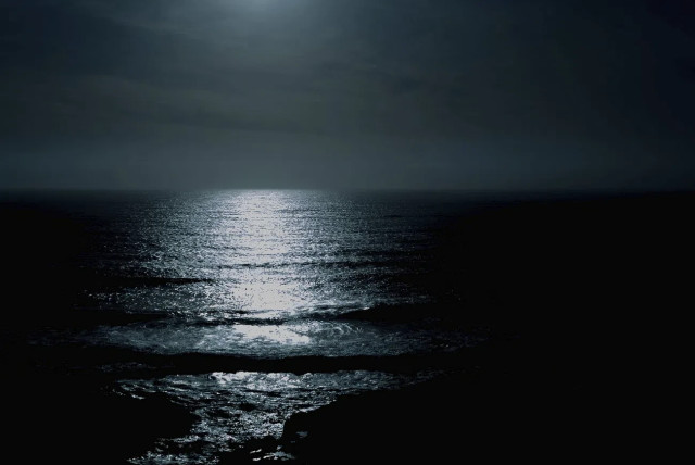  Moonlight reflecting on the sea at night. (credit: RAWPIXEL)