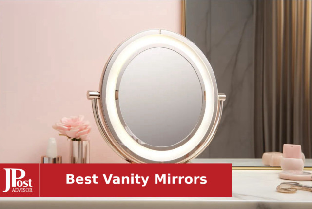  Minuover Wall Mount Mirror for Bathroom, Brush Black