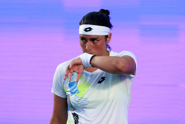  Tunisian tennis star Ons Jabeur has condemned acts of violence on social media, but also included the hashtag #FreePalestine in her post. (credit: REUTERS)