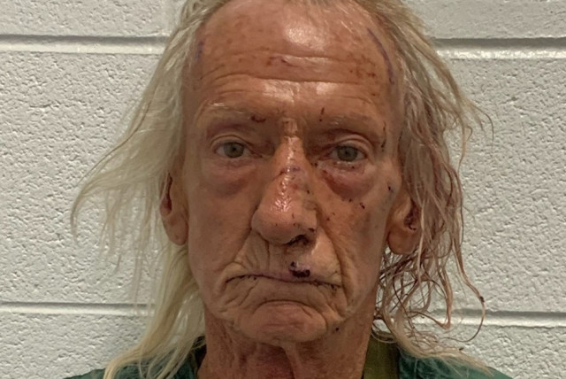 Joseph M. Czuba poses for a police booking photograph after being arrested by the Will County Sheriff's Office in Illinois, U.S., in this handout picture obtained by Reuters on October 15, 2023. (credit: Will County Sheriff/Handout via REUTERS)