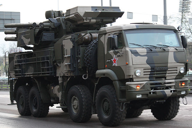 SA-22 is a combined short to medium range surface-to-air missile and anti-aircraft artillery weapon system produced by KBP of Tula, Russia (credit: WIKIMEDIA)