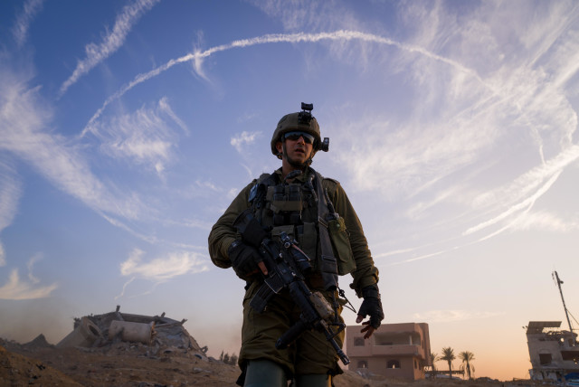  IDF soldiers on ground operations in Gaza, November 3, 2023 (credit: IDF SPOKESPERSON'S UNIT)