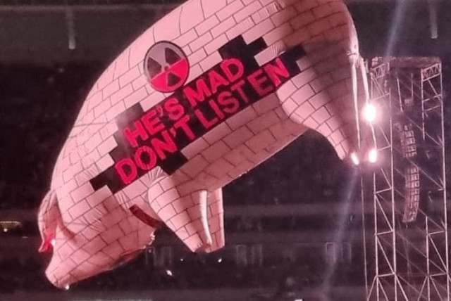 Roger Waters barred from using antisemitsm in Buenos Aires concerts. (credit: Simon Wiesenthal Center Latin America)