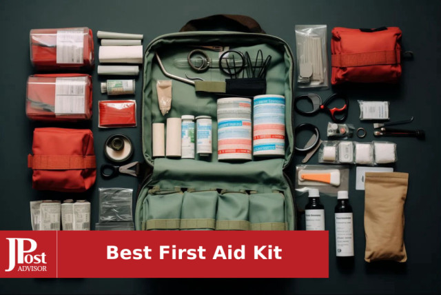 THRIAID 330 Piece First Aid Kit Premium Waterproof Compact Trauma Medical Kits for Any Emergencies Ideal for Home Office Car Travel Outdoor Camping Hi
