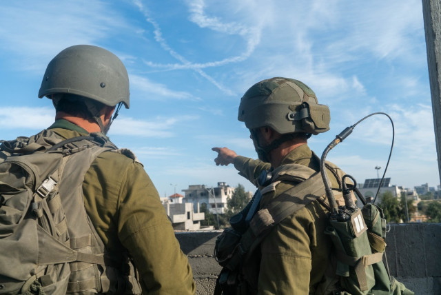  IDF soldiers operating in Gaza following an overnight strike  (credit: IDF SPOKESPERSON UNIT)