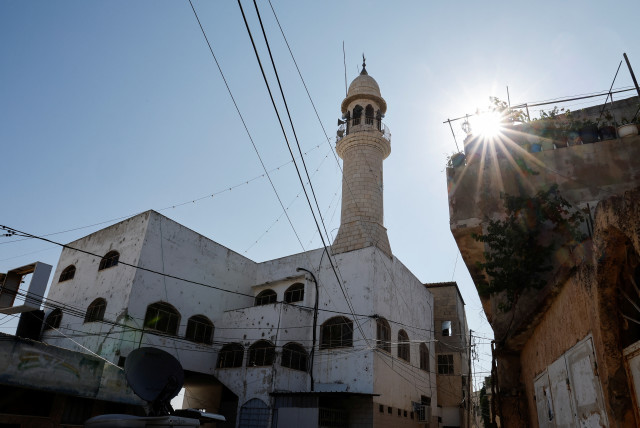  A general view of a mosque, after the Israeli army's withdrawal from the Jenin camp, July 5, 2023 (credit: AMMAR AWAD/REUTERS)