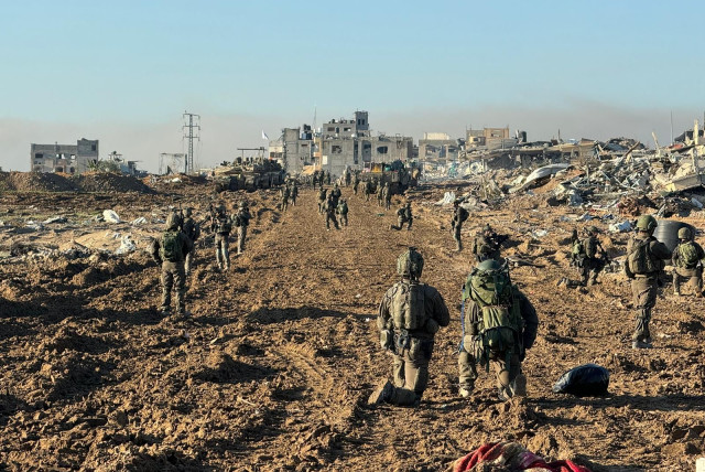   IDF special forces LOTAR troops operating Gaza. December 21, 2023. (credit: IDF)