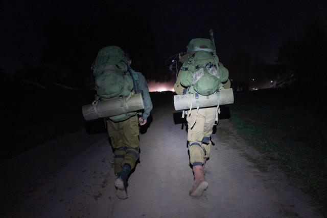  Israeli security forces operate overnight in the Gaza Strip. Image released on December 28, 2023. (credit: IDF SPOKESPERSON'S UNIT)