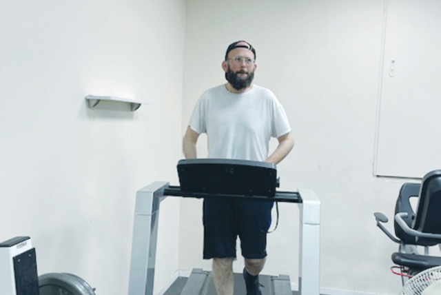 WALKING, WHETHER on a treadmill or outdoors, is an incredibly powerful medium for overall health, the writer stresses. (credit: Alan Freishtat/The Wellness Clinic)