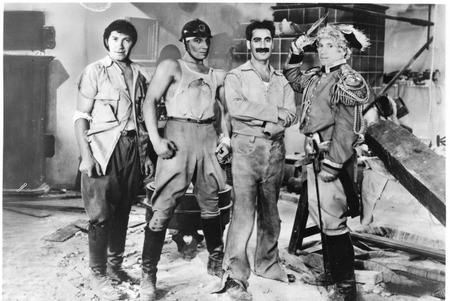  THE MARX Brothers in ‘Duck Soup.’ (credit: YES)