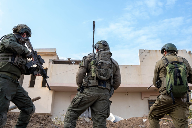  IDF troops operating in the Gaza Strip on Thursday, January 4, 2023. (credit: IDF SPOKESPERSON'S UNIT)