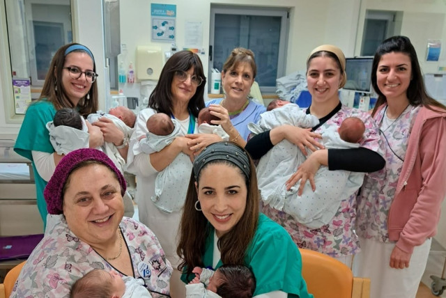  A record number of births have been recorded at Shaarei Zedek hospital (credit: sivanrahavmeir.com)