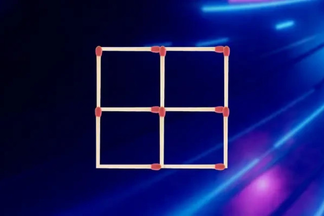  Move just two matches to make seven squares (credit: AdobeStock)