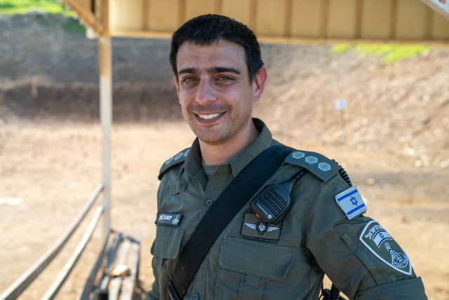  Border Police Chief Inspector (res.) Yoav Cohen, Tzur Battalion commander, Feb. 7, 2024.  (credit: Tamir Hayun/The Media Line)