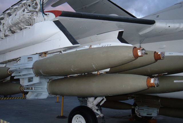  MK-82 bombs. (credit: Wikimedia Commons)