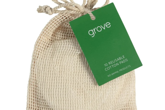   Grove, cotton pads for removing makeup and for various uses. Price NIS 29.90 (credit: PR)