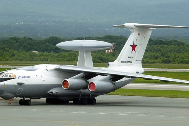  Beriev A-50 at Vladivostok International Airport 2019. (credit: Cantiana, via Wikimedia Commons)