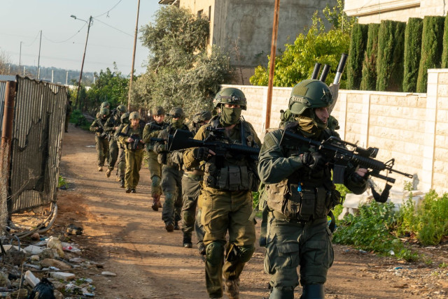  IDF operates in Jenin and other West Bank cities February 27, 2024. (credit: IDF SPOKESPERSON'S UNIT)