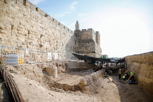  After first having to establish the museum’s ownership over the property, a salvage excavation was conducted in cooperation with the Israeli Antiquities Authority before construction began during the COVID period. (credit: RICKY RACHMAN)