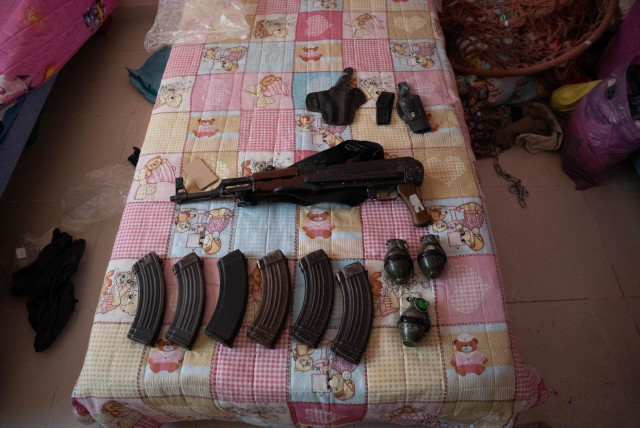  Weapons found by the troops during operations in Gaza. March 6, 2024. (credit: IDF SPOKESPERSON'S UNIT)