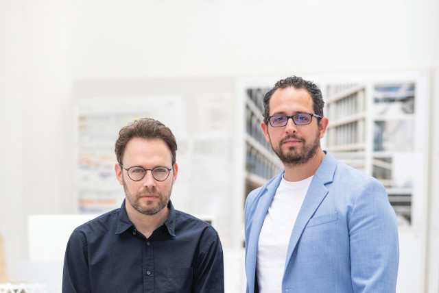  STUDIO PEZ partners Daniel Zarhy (Left) and Pedro Peña.  (credit: Dirk Wetzel)