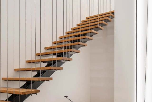   A view of the staircase  (credit: Yoav Peled, Studio Peled)