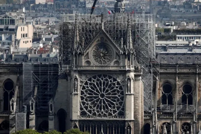  Notre Dame Cathedral after the fire (credit: REUTERS)