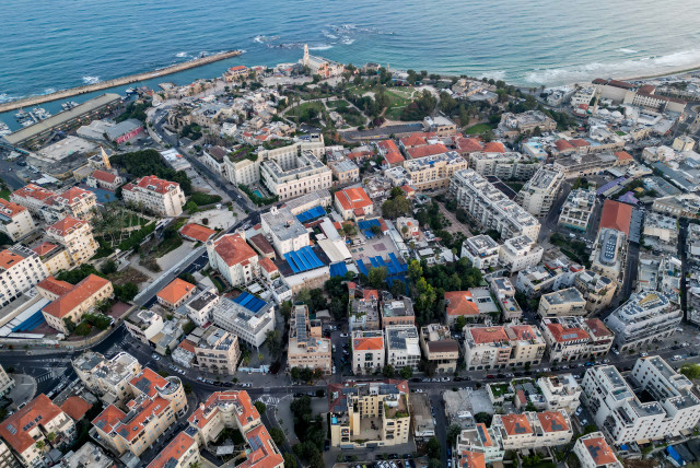  A general view shows Tel Aviv-Yafo as the sun rises, June 5, 2023.  (credit: Omer Fichman/Flash90)