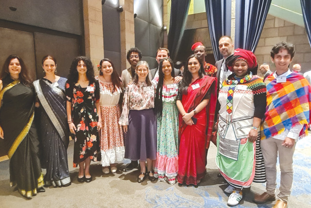  MEMBERS OF the Baha’i International Community at their  new year celebration at the David Citadel Hotel in Jerusalem.  (credit: SILVIA GOLAN)