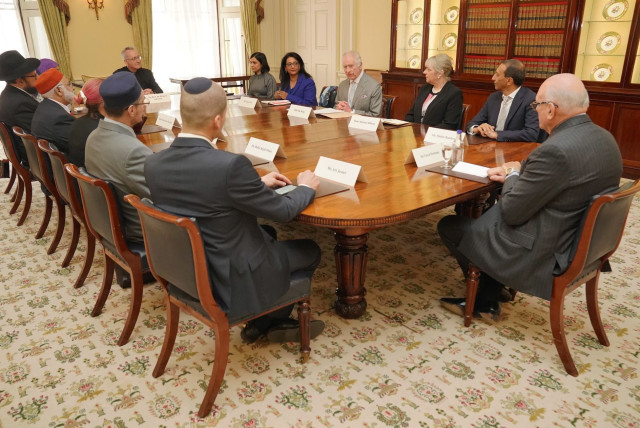  King Charles met with a delegation of religious leaders from different walks of life (credit: GETTY IMAGES VIA BUCKINGHAM PALACE)