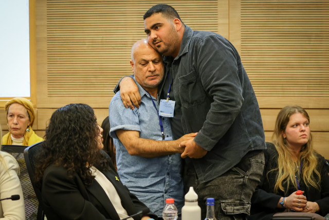  Survivors of the Nova festival massacre speak at a debate at the Knesset. April 16, 2024. (credit: NOAM MOSHKOWITZ/KNESSET SPOKESPERSON)