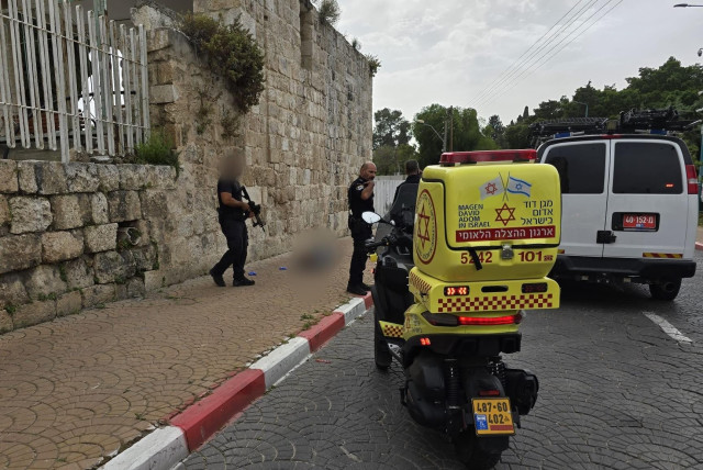 Terrorist stabbing attack in Ramle leaves 18-year-old woman in serious condition (credit: MAGEN DAVID ADOM)