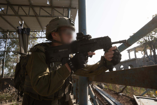  IDF troops operate in the Gaza Strip. April 27, 2024. (credit: IDF SPOKESPERSON'S UNIT)