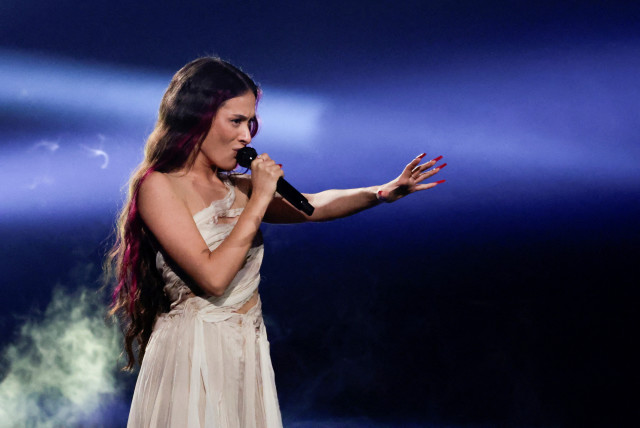  Eden Golan, representing Israel, performs ''Hurricane'' during the Grand Final of the 2024 Eurovision Song Contest, in Malmo, Sweden, May 11, 2024. (credit: Leonhard Foeger/Reuters)